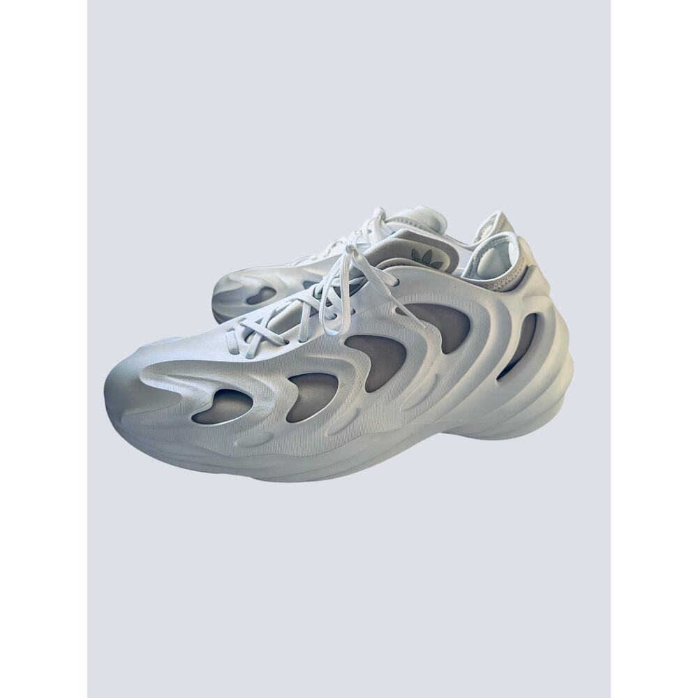 Adidas Adiplus Men's White Athlectic Sneakers Size 11.5 Lace Up A Casual Shoes - Picture 4 of 7